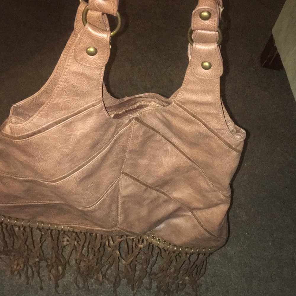 Fringe purse